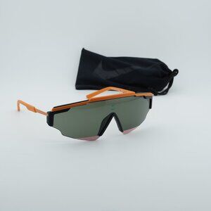 NIKE MARQUEE EDGE FN 815 Shield Sunglasses - Orange/Black/Grey